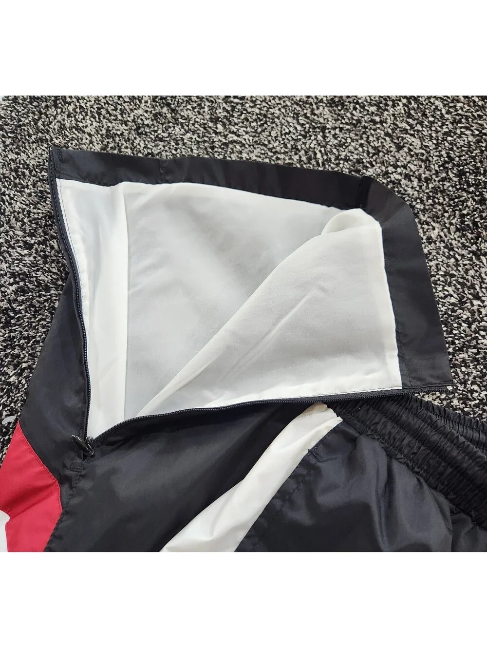Vintage Adidas Track Pants Men XLT Black Red White Flag Tag 90s Y2K Soccer